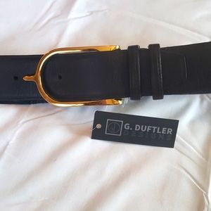 Sandy Duftler leather belt